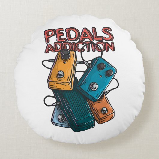 Pedals addiction ラウンドクッション (正面)