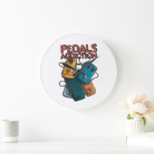 Pedals addiction ラージ壁時計 (ホーム)