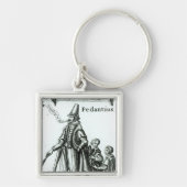 「PedantiusのFrontispiece キーホルダー (正面)