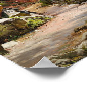 Peder Monsted – イルセンブルク近くの森 ポスター (角)