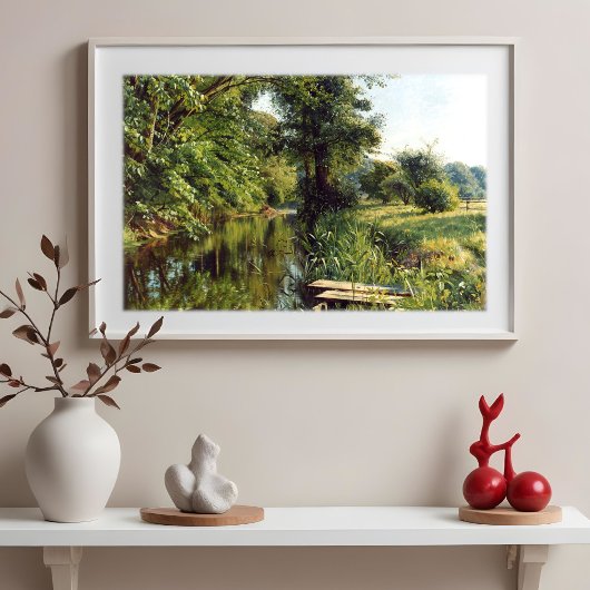 Peder Mork Monstedによる春の反映 ポスター