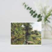 Peder Mork Monstedによる春の反映 ポストカード (スタンド正面)