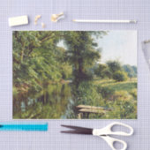 Peder Mork Monstedによる春の反映 薄葉紙 (クラフト)