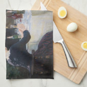 Peder Severin Kroyer -お尻、お尻、Hurrah! キッチンタオル (四つ折り)