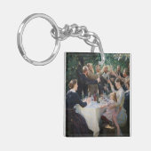 Peder Severin Kroyer -お尻、お尻、Hurrah! キーホルダー (正面左)