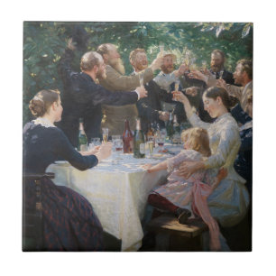 Peder Severin Kroyer -お尻、お尻、Hurrah! タイル