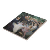 Peder Severin Kroyer -お尻、お尻、Hurrah! タイル (側面)