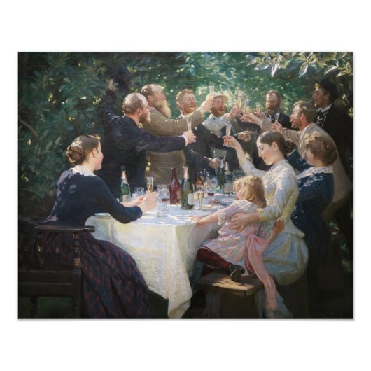 Peder Severin Kroyer -お尻、お尻、Hurrah! フォトプリント (正面)