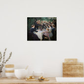 Peder Severin Kroyer -お尻、お尻、Hurrah! ポスター (キッチン)