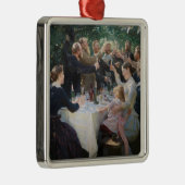 Peder Severin Kroyer -お尻、お尻、Hurrah! メタルオーナメント (右)