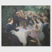 Peder Severin Kroyer -お尻、お尻、Hurrah! ラッピングペーパー (フラット)