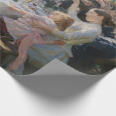 Peder Severin Kroyer -お尻、お尻、Hurrah! ラッピングペーパー (角)