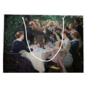 Peder Severin Kroyer -お尻、お尻、Hurrah! ラージペーパーバッグ (裏面)