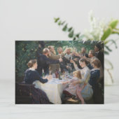 Peder Severin Kroyer -お尻、お尻、Hurrah! 招待状 (スタンド正面)