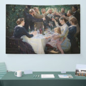 Peder Severin Kroyer -お尻、お尻、Hurrah! 横断幕 (トレードショー)