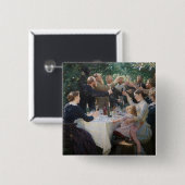 Peder Severin Kroyer -お尻、お尻、Hurrah! 缶バッジ (正面&裏面)