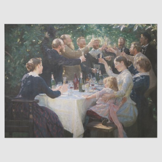 Peder Severin Kroyer -お尻、お尻、Hurrah! 薄葉紙 (正面)