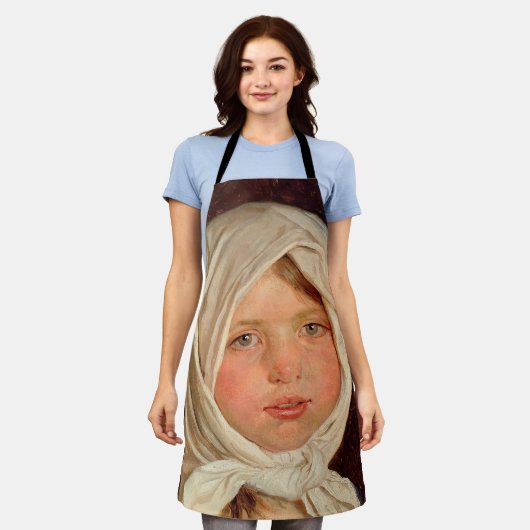 Peder Severin Kroyer -小さな女の子from Hornbaek エプロン (着用した状態)