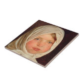 Peder Severin Kroyer -小さな女の子from Hornbaek タイル (側面)