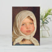 Peder Severin Kroyer -小さな女の子from Hornbaek 招待状 (スタンド正面)