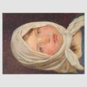 Peder Severin Kroyer -小さな女の子from Hornbaek 薄葉紙 (正面)