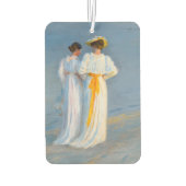 Peder Severin Kroyer - Anna Ancher & Marie Kroyer カーエアーフレッシュナー (裏面)
