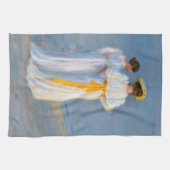 Peder Severin Kroyer - Anna Ancher & Marie Kroyer キッチンタオル (横)