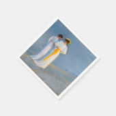 Peder Severin Kroyer - Anna Ancher & Marie Kroyer スタンダードカクテルナプキン (角)