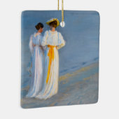 Peder Severin Kroyer - Anna Ancher & Marie Kroyer セラミックオーナメント (右)