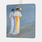 Peder Severin Kroyer - Anna Ancher & Marie Kroyer セラミックオーナメント (左)