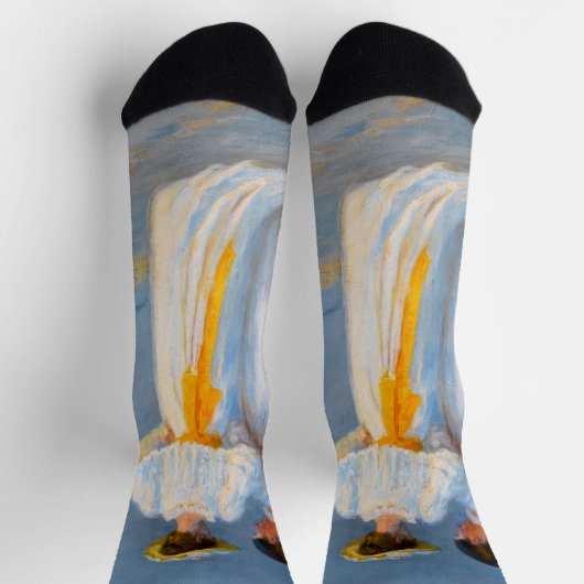 Peder Severin Kroyer - Anna Ancher & Marie Kroyer ソックス (上部)