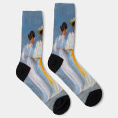 Peder Severin Kroyer - Anna Ancher & Marie Kroyer ソックス (右)