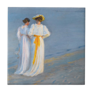 Peder Severin Kroyer - Anna Ancher & Marie Kroyer タイル