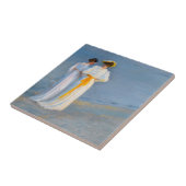 Peder Severin Kroyer - Anna Ancher & Marie Kroyer タイル (側面)