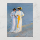 Peder Severin Kroyer - Anna Ancher & Marie Kroyer ポストカード (正面)