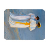 Peder Severin Kroyer - Anna Ancher & Marie Kroyer マグネット (横)