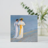 Peder Severin Kroyer - Anna Ancher & Marie Kroyer 招待状 (スタンド正面)