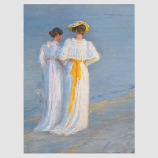 Peder Severin Kroyer - Anna Ancher & Marie Kroyer 薄葉紙