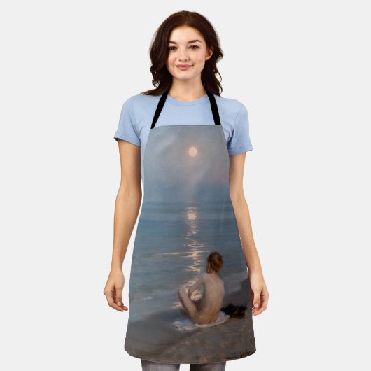 Peder Severin Kroyer - Boys Bathing at Skagen エプロン (着用した状態)