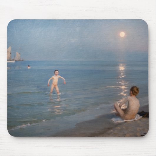 Peder Severin Kroyer - Boys Bathing at Skagen マウスパッド (正面)
