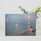 Peder Severin Kroyer - Boys Bathing at Skagen 招待状 (スタンド正面)