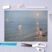 Peder Severin Kroyer - Boys Bathing at Skagen 薄葉紙 (クラフト)