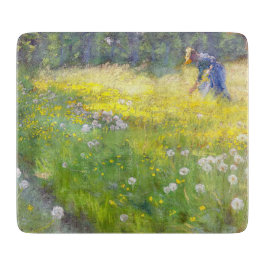 Peder Severin Kroyer - Marie Kroyer in the Garden カッティングボード