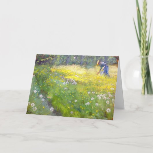 Peder Severin Kroyer - Marie Kroyer in the Garden カード (正面)