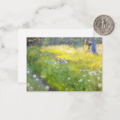 Peder Severin Kroyer - Marie Kroyer in the Garden ノートカード (正面/裏面インサイチュ)