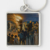 Peder Severin Kroyer - Midsummer's Eve Bonfire キーホルダー (正面)