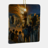 Peder Severin Kroyer - Midsummer's Eve Bonfire セラミックオーナメント (右)