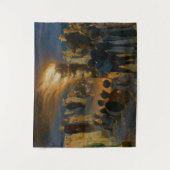 Peder Severin Kroyer - Midsummer's Eve Bonfire タペストリー (正面)