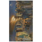 Peder Severin Kroyer - Midsummer's Eve Bonfire テーブルクロス (正面)