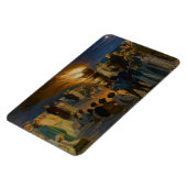 Peder Severin Kroyer - Midsummer's Eve Bonfire マグネット (左側)